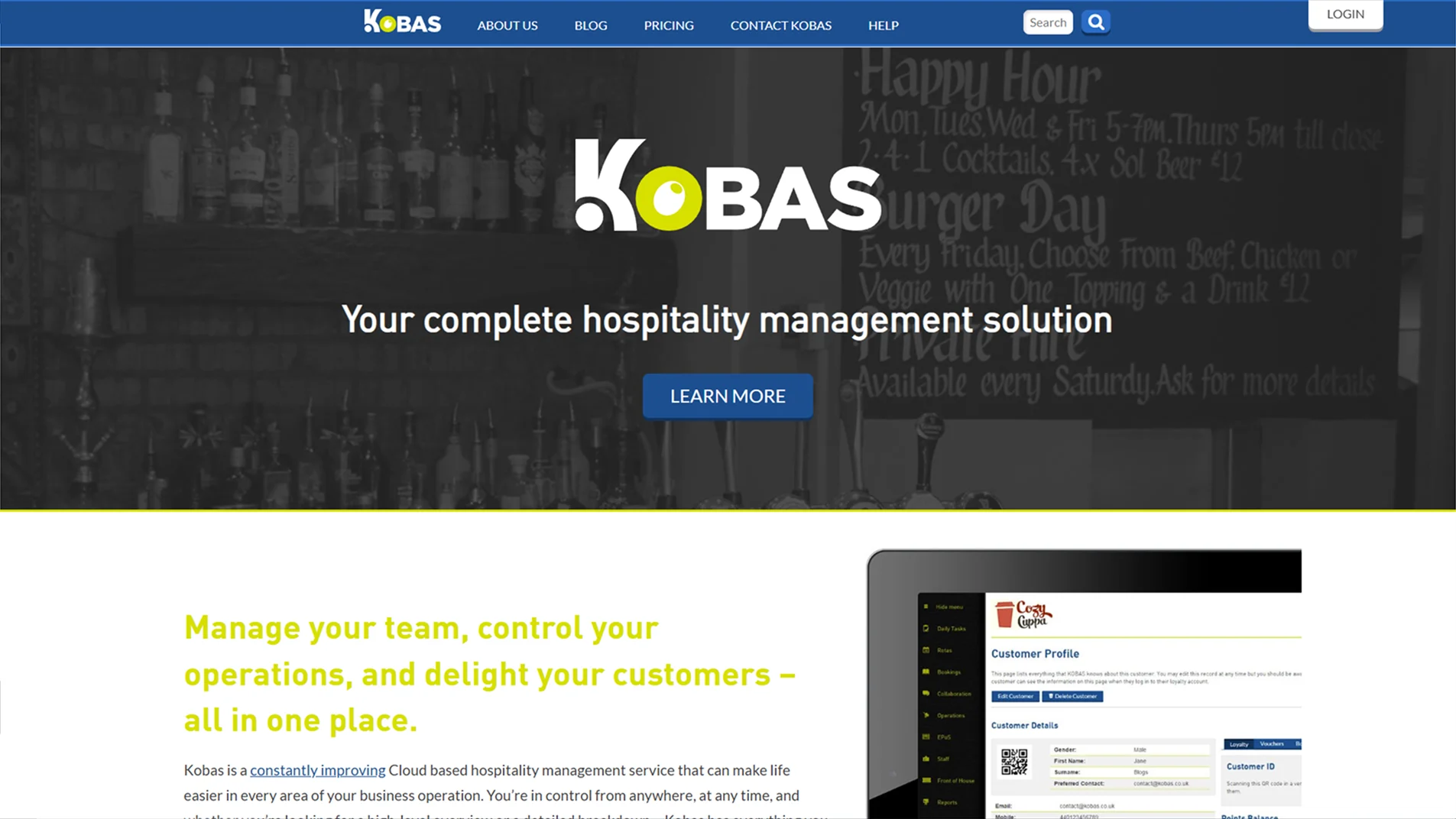 kobas before
